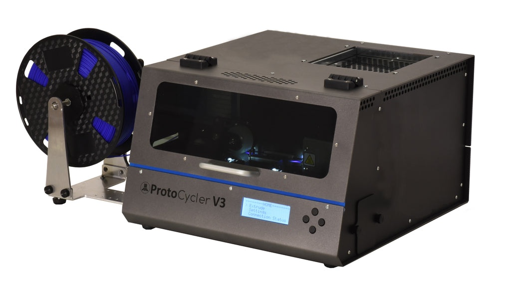 ProtoCycler all in one filament extrusion system for 3D printing