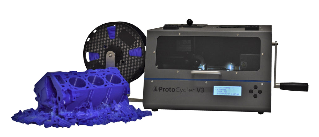 Create new ideas with ProtoCycler filament maker for 3D printing and recycling