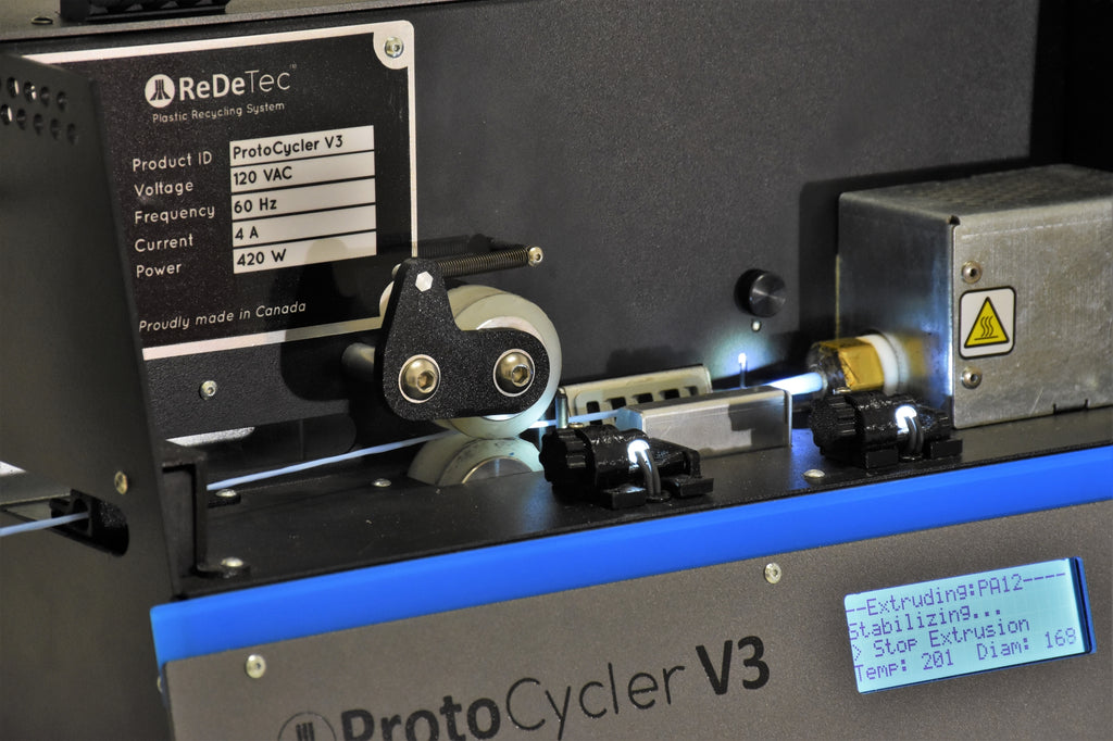 ProtoCycler automatically creates unlimited 3D printing filament
